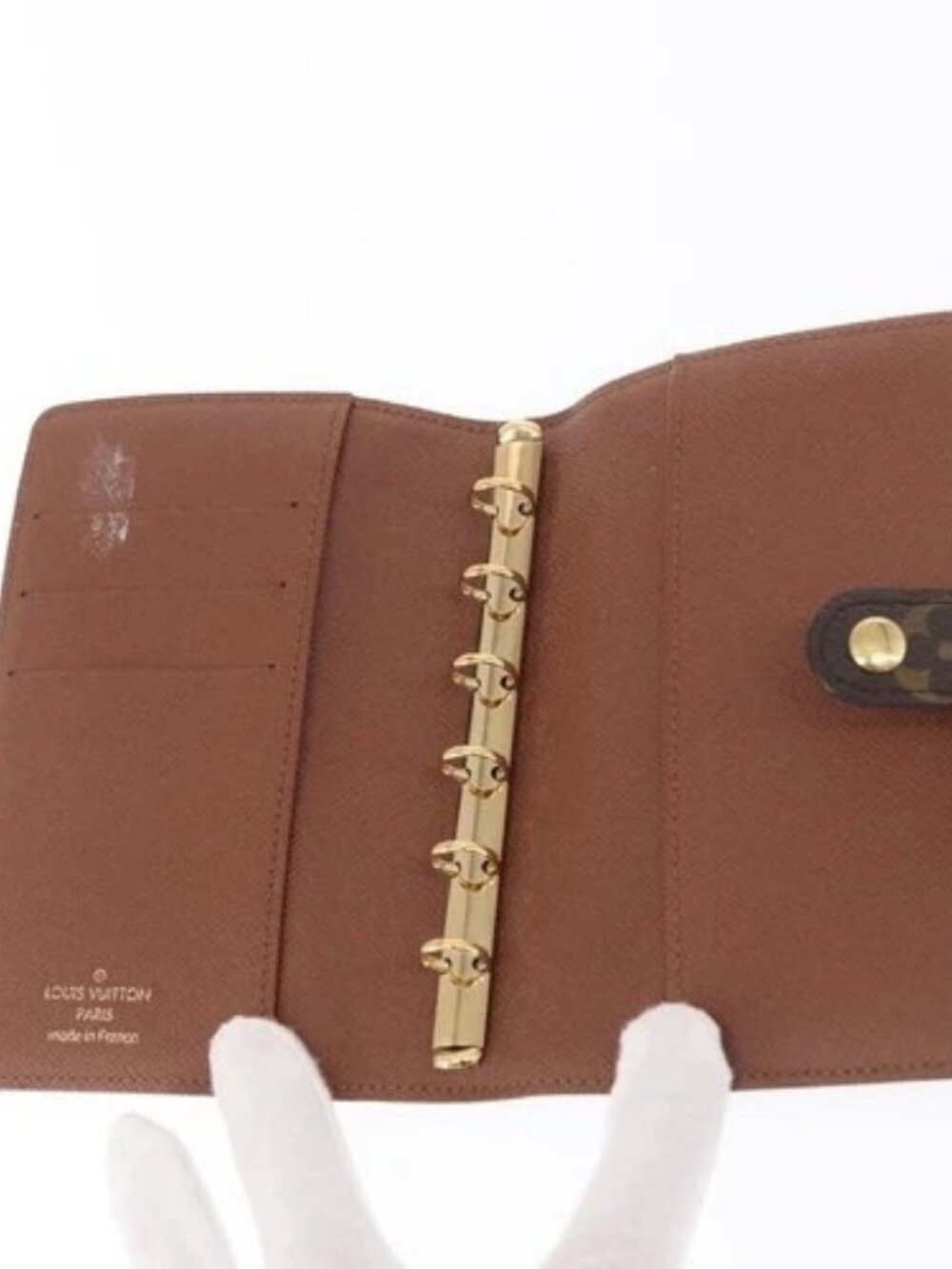 LOUIS VUITTON Monogram Keepall Agenda PM Day Planner Cover R20964 LV Auth 171189 - Picture 7 of 16